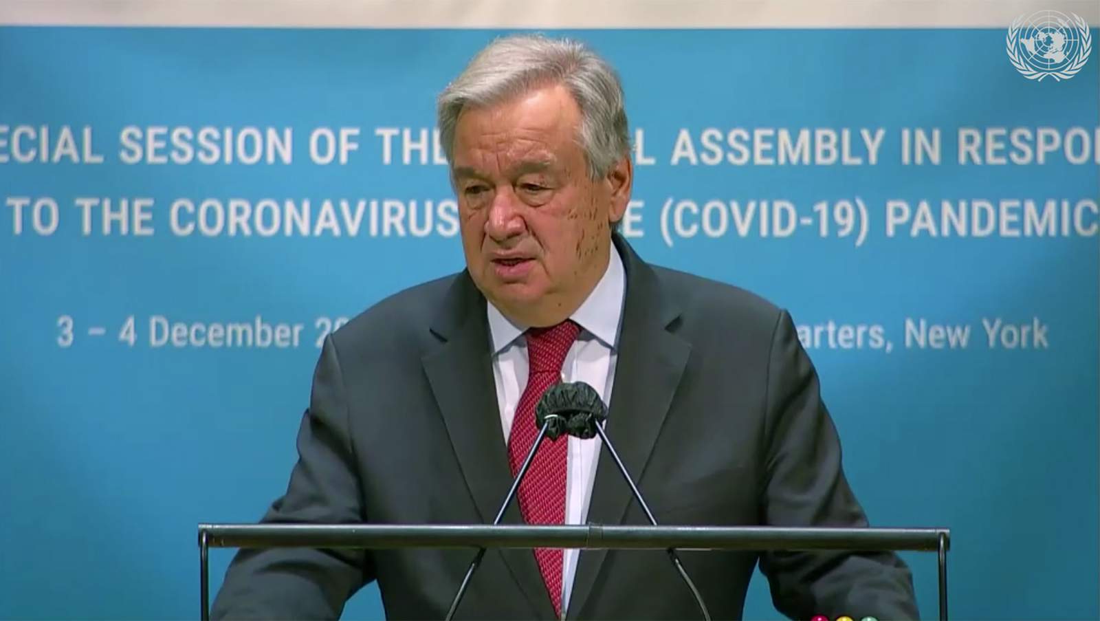 UN chief: Vaccine can't undo damage from global pandemic
