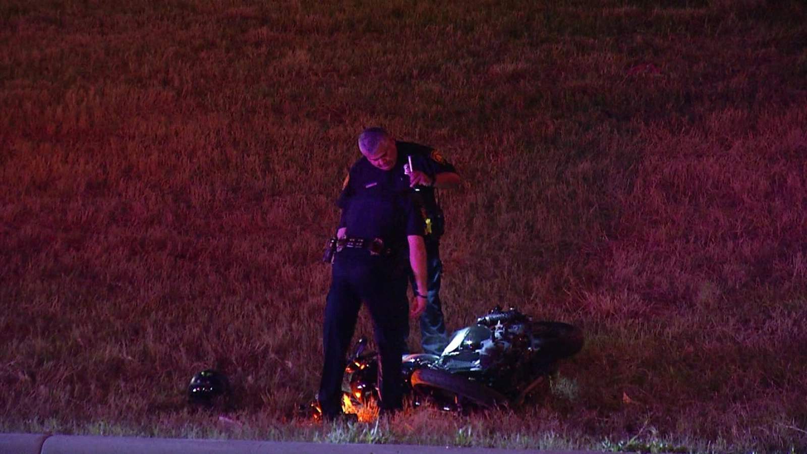 SAPD: Motorcyclist detained on suspicion of DWI after crashing bike