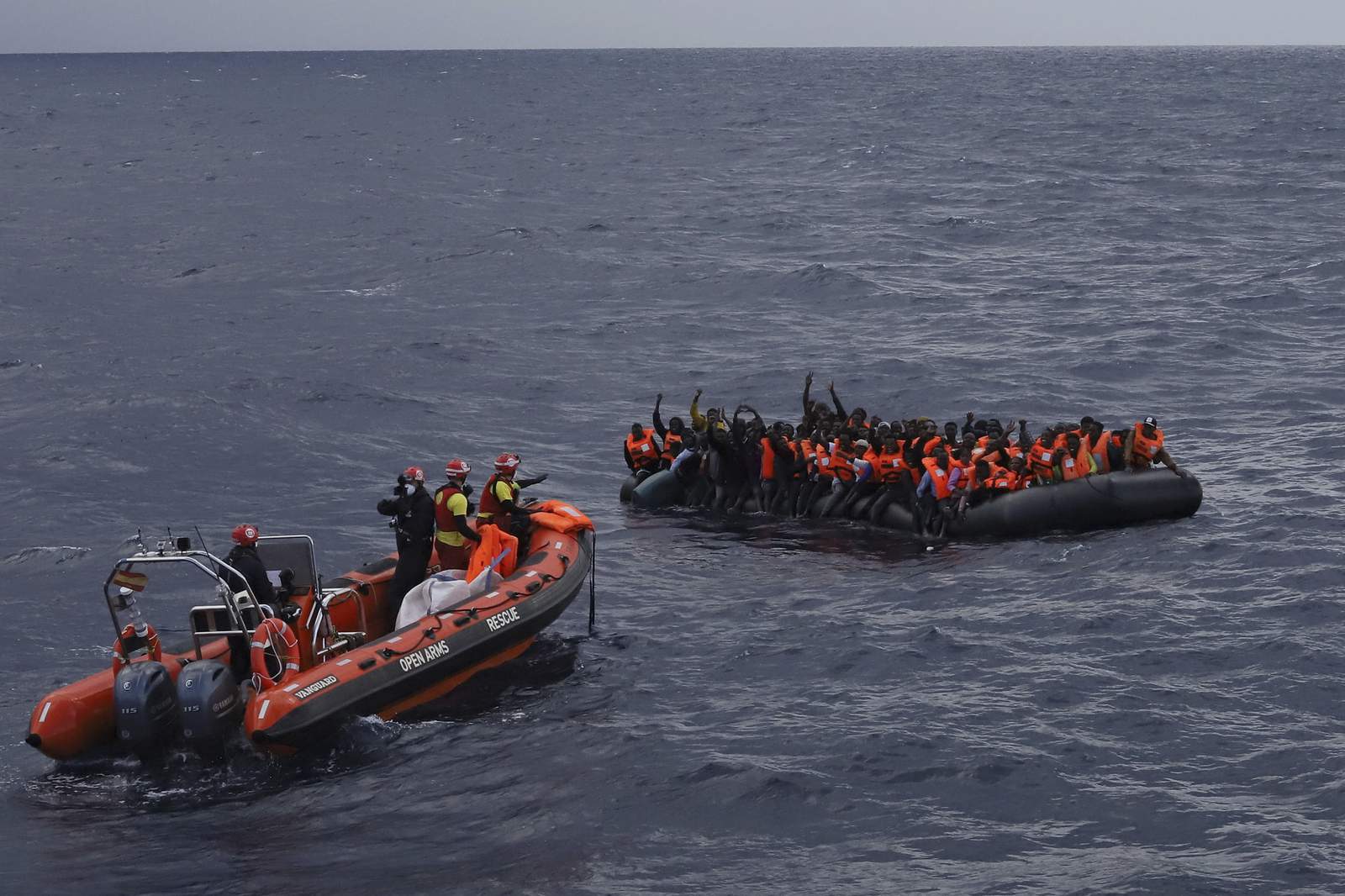 6 dead, 110 saved in Mediterranean migrant shipwreck