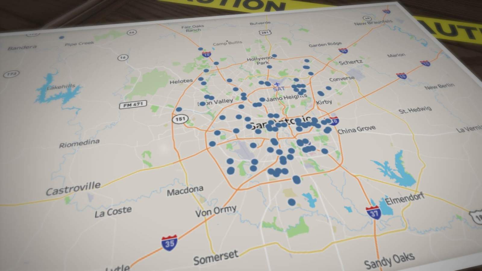 Murder map: 105 homicides were reported in San Antonio in 2019. Here’s what we know.