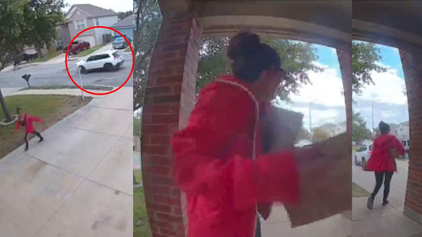 Video catches porch pirate stealing packages in San Antonio neighborhood
