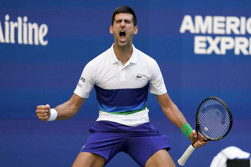 Djokovic lets emotions show at US Open; No. 1 Barty loses