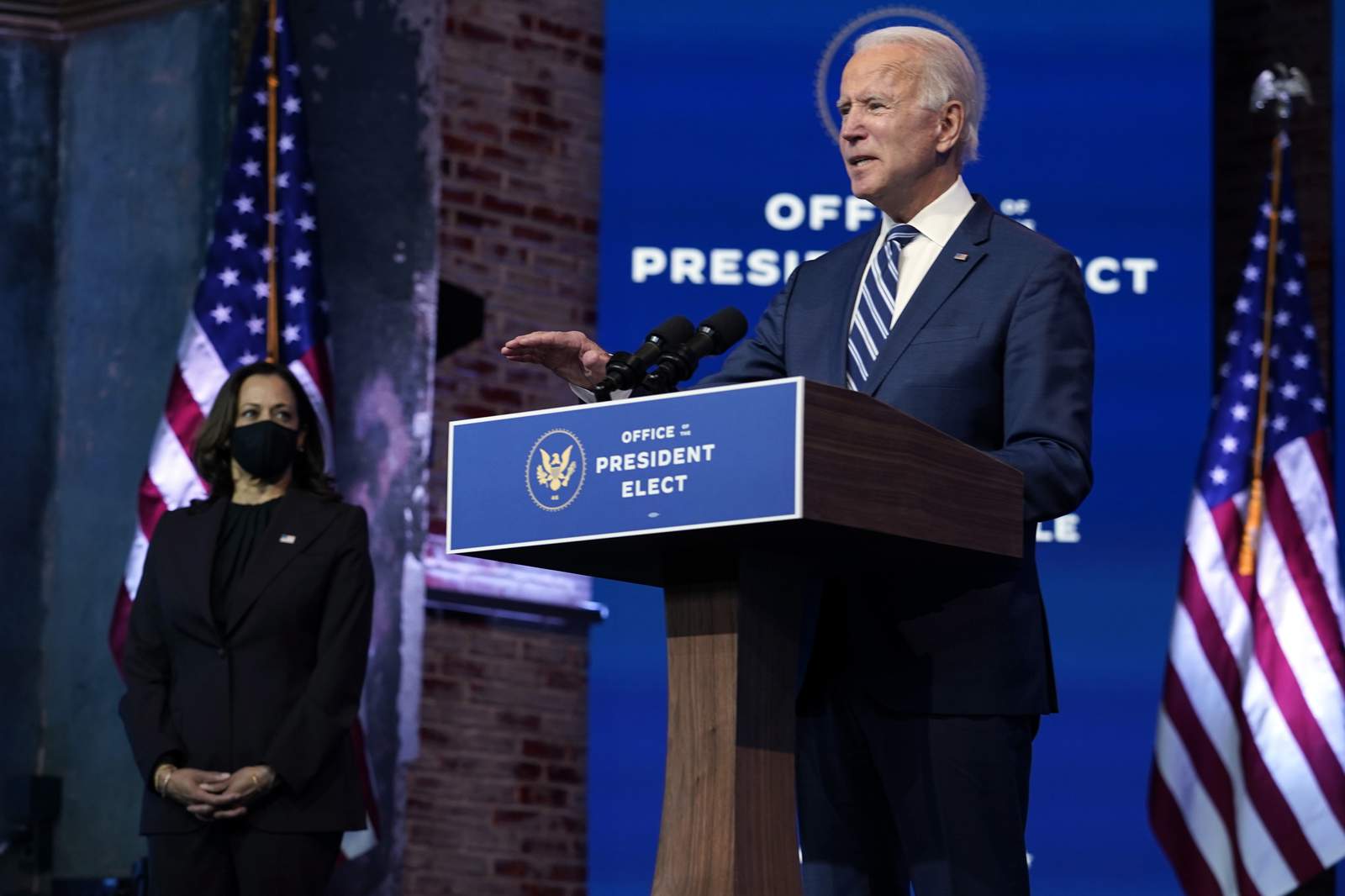 The Latest: Biden: I won’t take legal action over transition