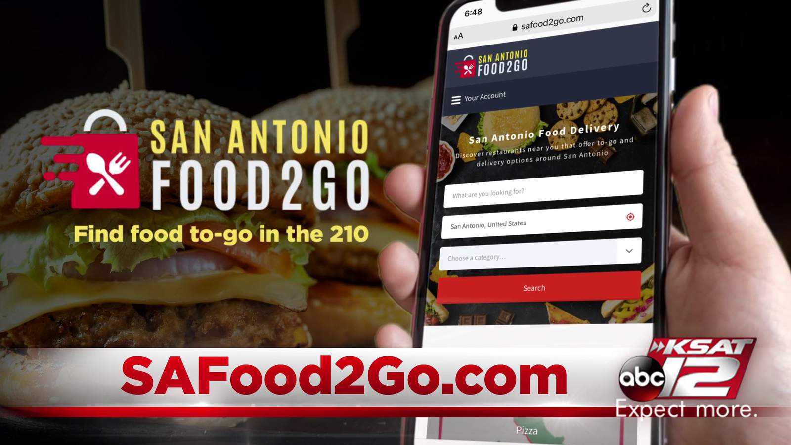 Search nearby restaurants offering to-go, delivery around San Antonio with ‘SA Food 2 Go’