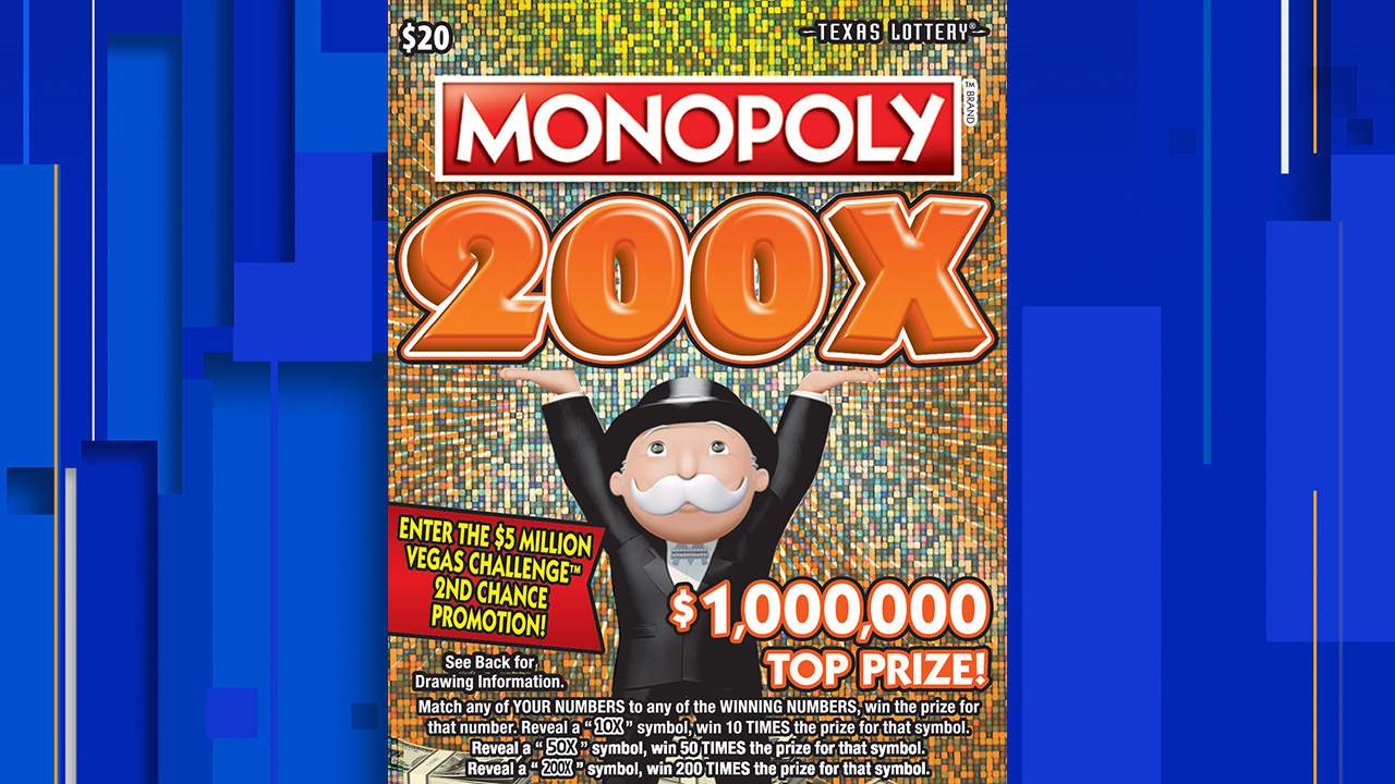 San Antonio resident wins $1 million in Monopoly scratch off game