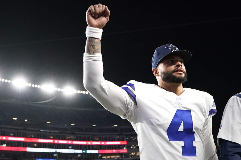 Prescott says calf injury not an issue as Cowboys enter bye