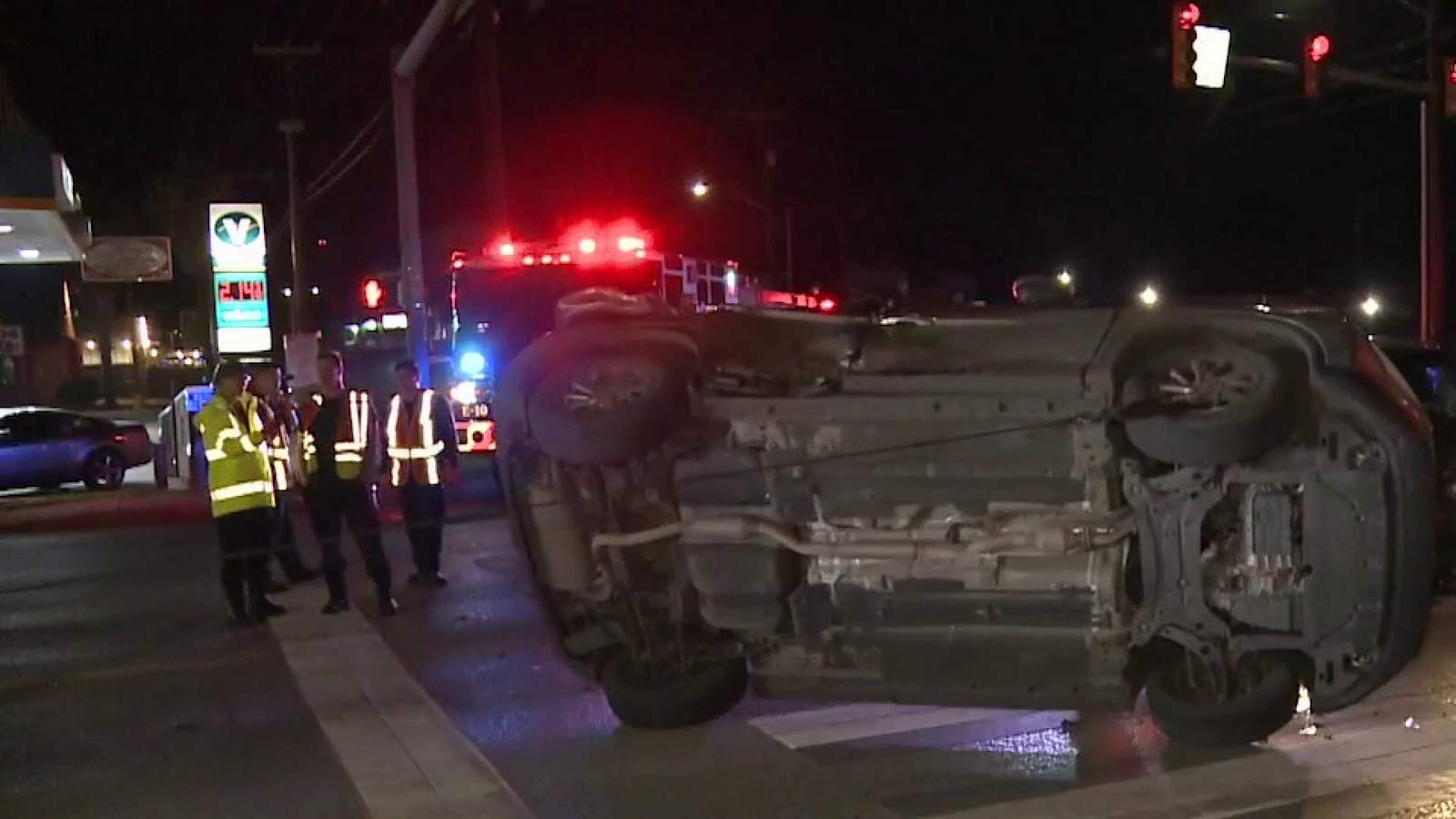 Driver escapes serious injury in North Side rollover crash