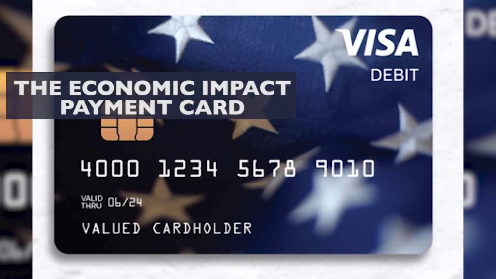 Treasury department sends out stimulus payments on debit cards