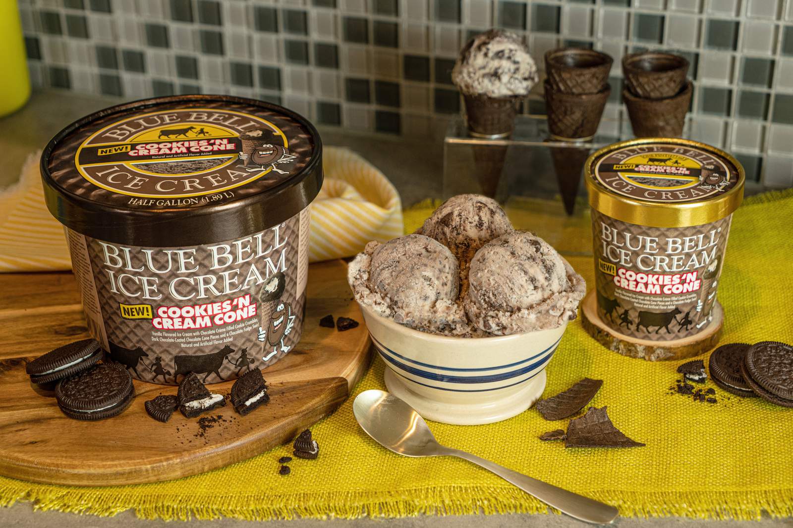 Blue Bell debuting new flavor, Cookies ‘n Cream Cone, that’s perfect for chocolate fans