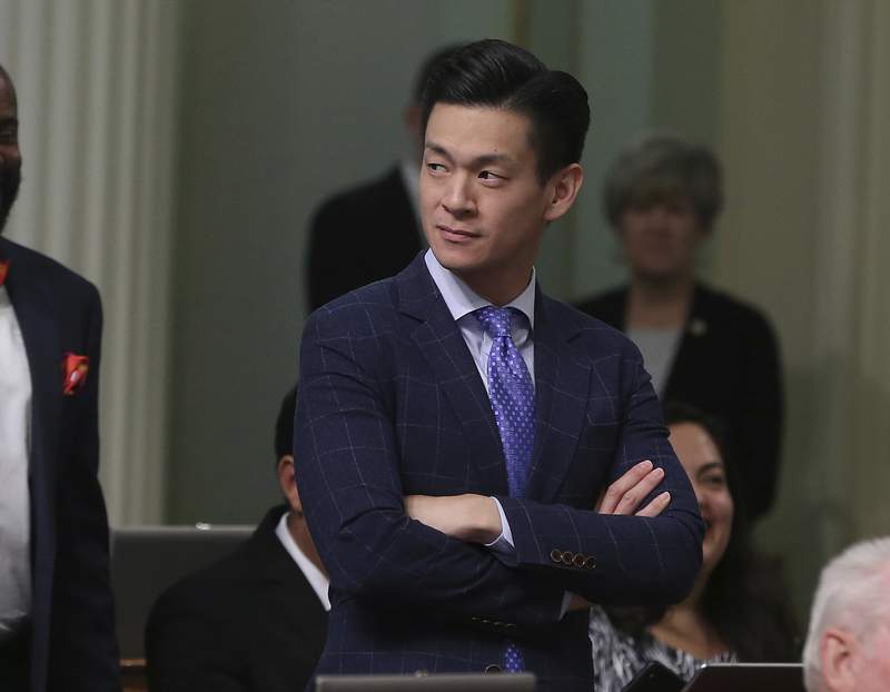 FILE - In this Aug. 31, 2018, record  photo, Assemblyman Evan Low, D-Campbell, watches the statement   implicit    a measure  during the Assembly league   successful  Sacramento, Calif. California is the archetypal  authorities   to necessitate  ample  section  stores to show  products similar  toys and toothbrushes successful  sex  neutral ways. Gov. Gavin Newsom signed the instrumentality    connected  Saturday, Oct. 9, 2021. This is the 3rd  clip  Democrats successful  the authorities   Legislature person  tried to walk  this law, with akin  bills failing successful  2019 and 2020. Low authored the measure  this year. He said helium  was inspired by the 10-year-old miss  girl  of 1  of his staffers, who asked her ma  wherefore  definite  items successful  the store   were "off limits" to her due to the fact that she was a girl. (AP Photo/Rich Pedroncelli, File)