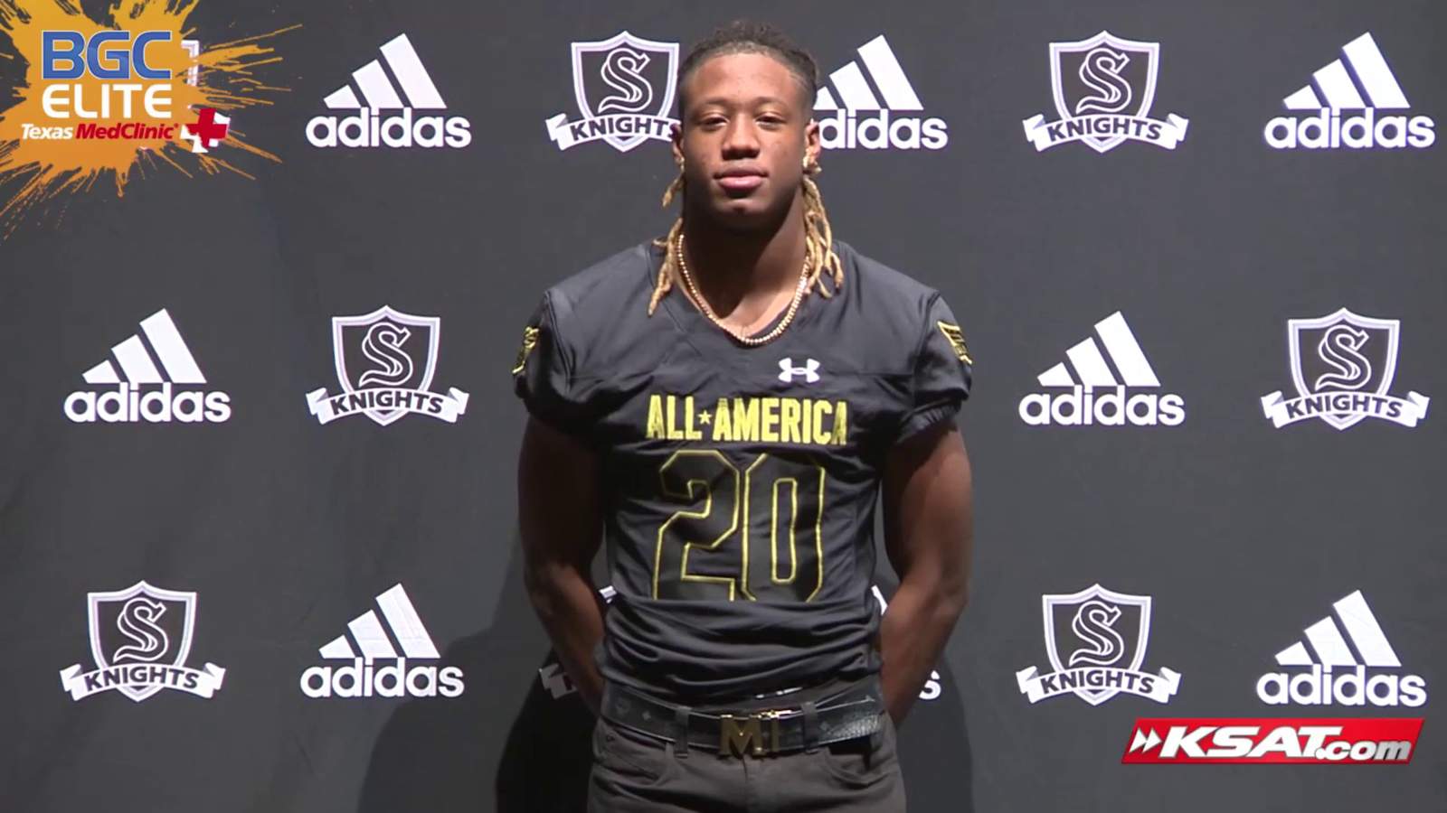 Steele's Jaylon Jones receives Under Armour All-America jersey, discusses family, friends, A&M verbal