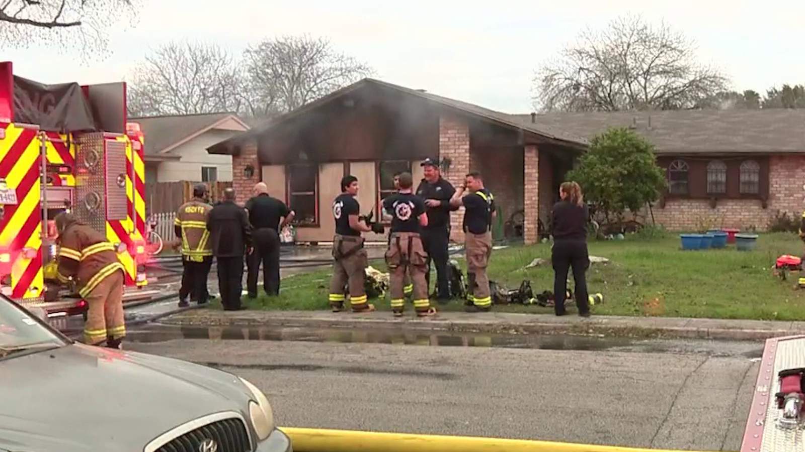10 people displaced by early morning house fire in Kirby