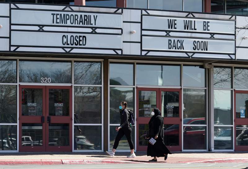 5 Regal movie theaters in San Antonio area will re-open on Friday
