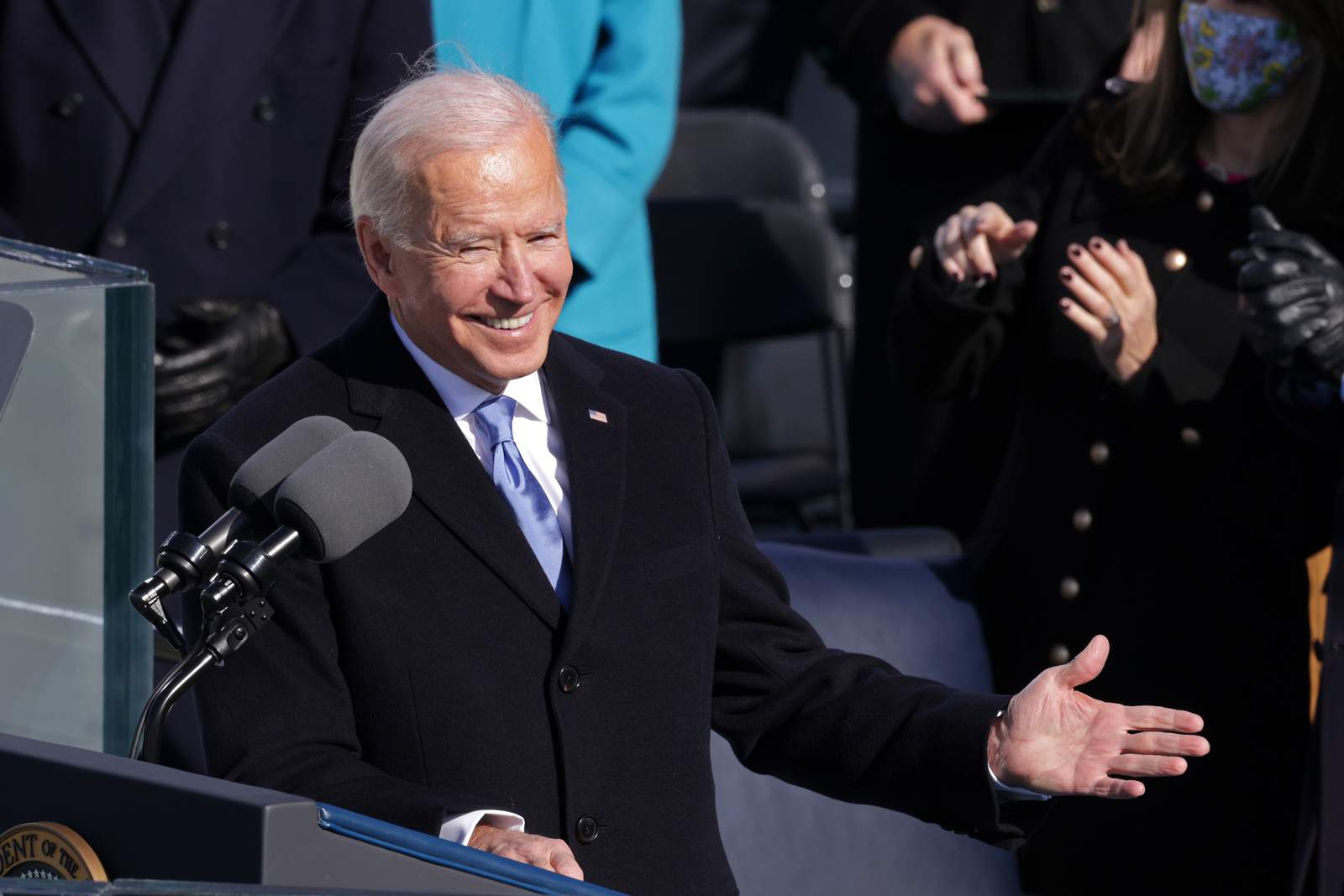 This is what Inauguration Day looks like as Joe Biden, Kamala Harris formally take office