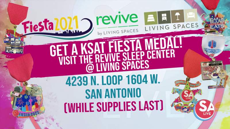 Score a free 2020-21 KSAT Fiesta medal at this store