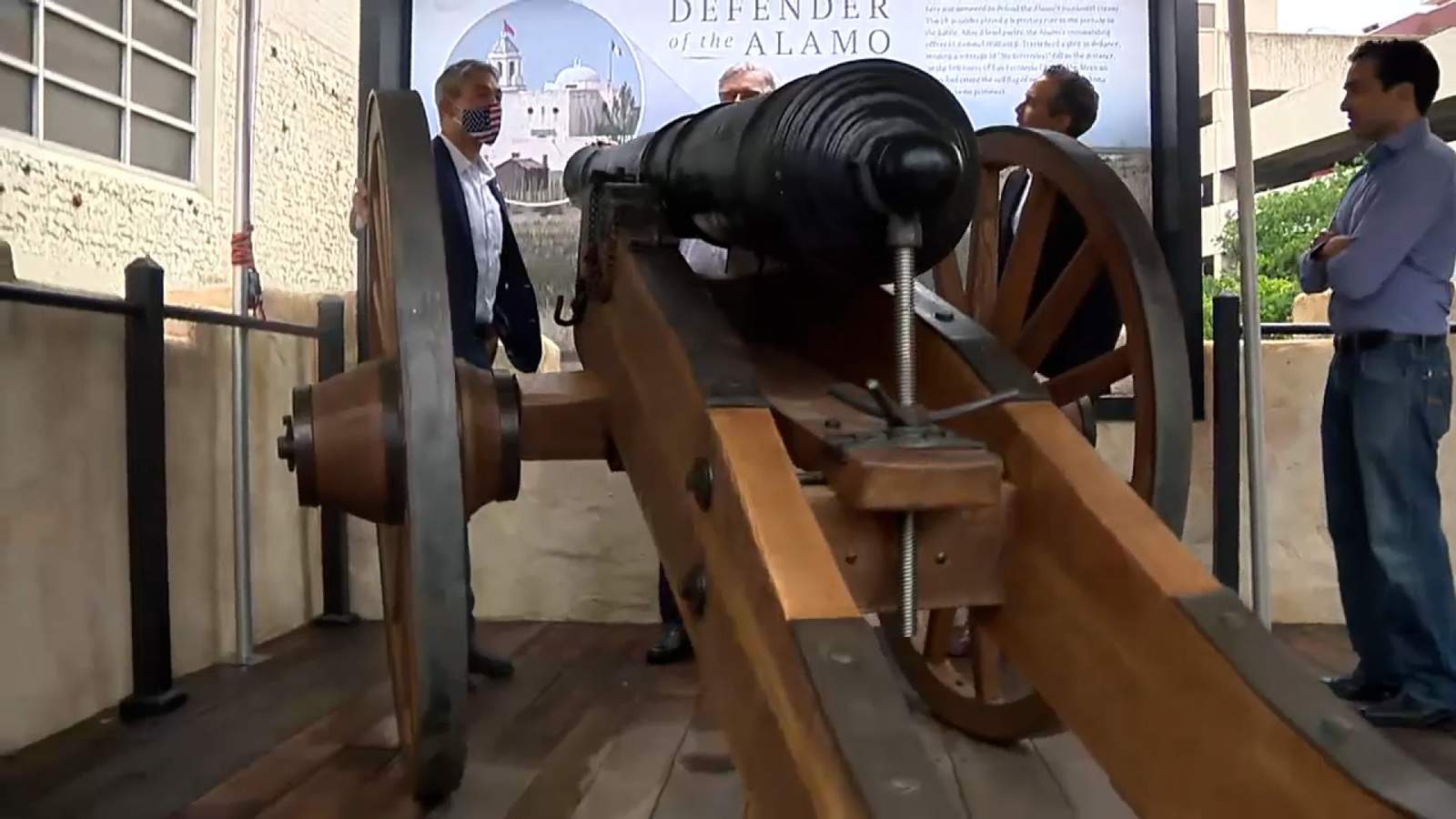 New Alamo exhibit offers replica of iconic cannon fired in 1836 battle