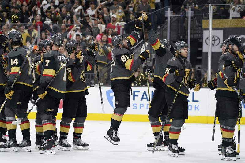 Marchessault's hat trick lifts Vegas to 5-1 win over Avs
