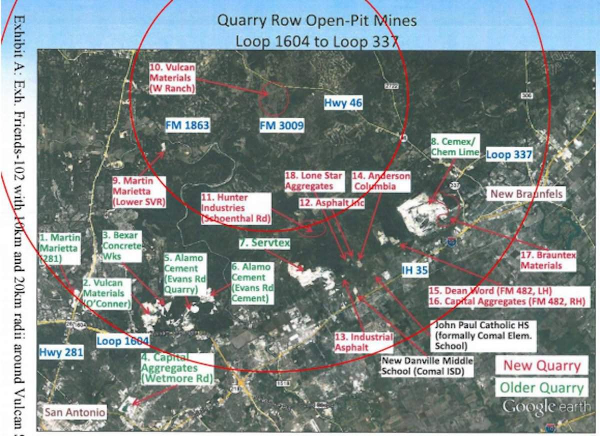 Hill Country residents challenge the state to stop Vulcan quarry