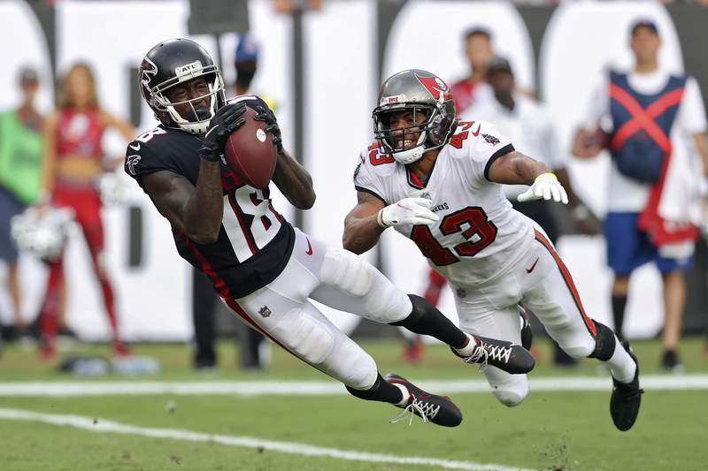 Falcons WR Ridley misses game to deal with mental health