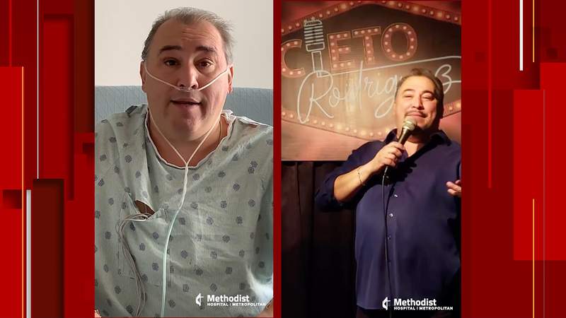 In emotional video, popular San Antonio comedian Cleto Rodriguez urges for vaccinations following COVID hospitalization