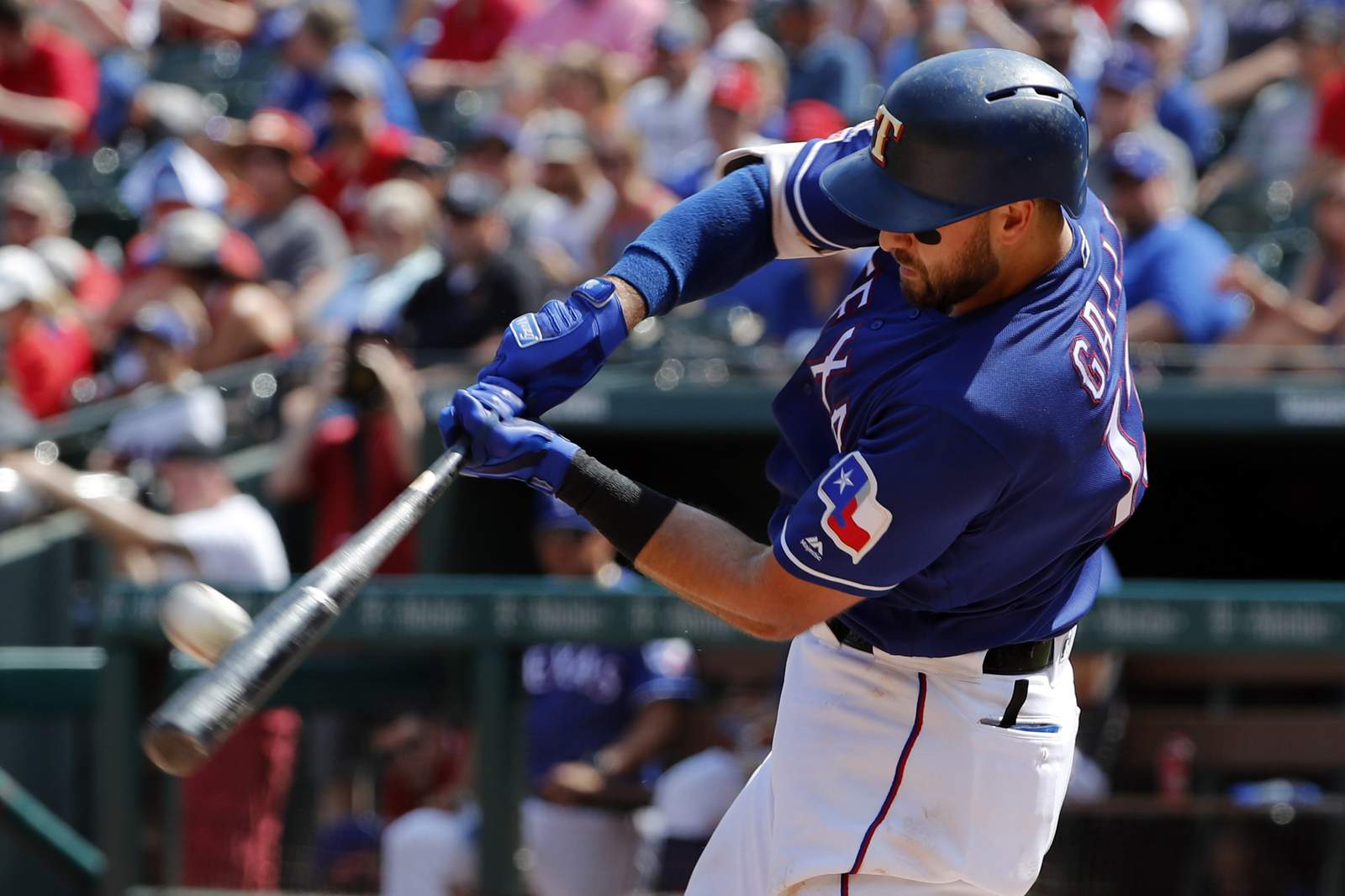 Gallo homers and Rangers use 6 pitchers to beat Angels 2-0