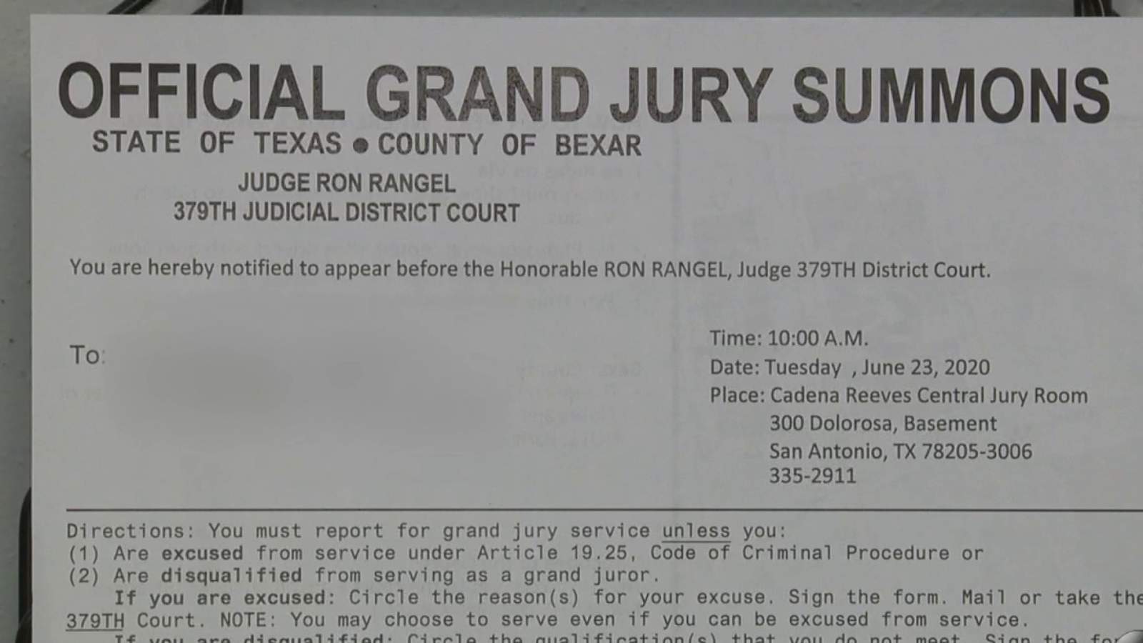 Jury summons are on the way for some in Bexar County