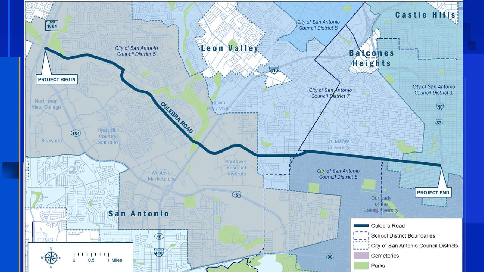 San Antonio’s Transportation Department asks for input to plan Culebra Road