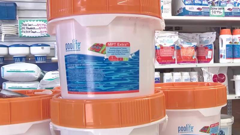 Sanitizing your pool will cost you more this summer due to limited availability