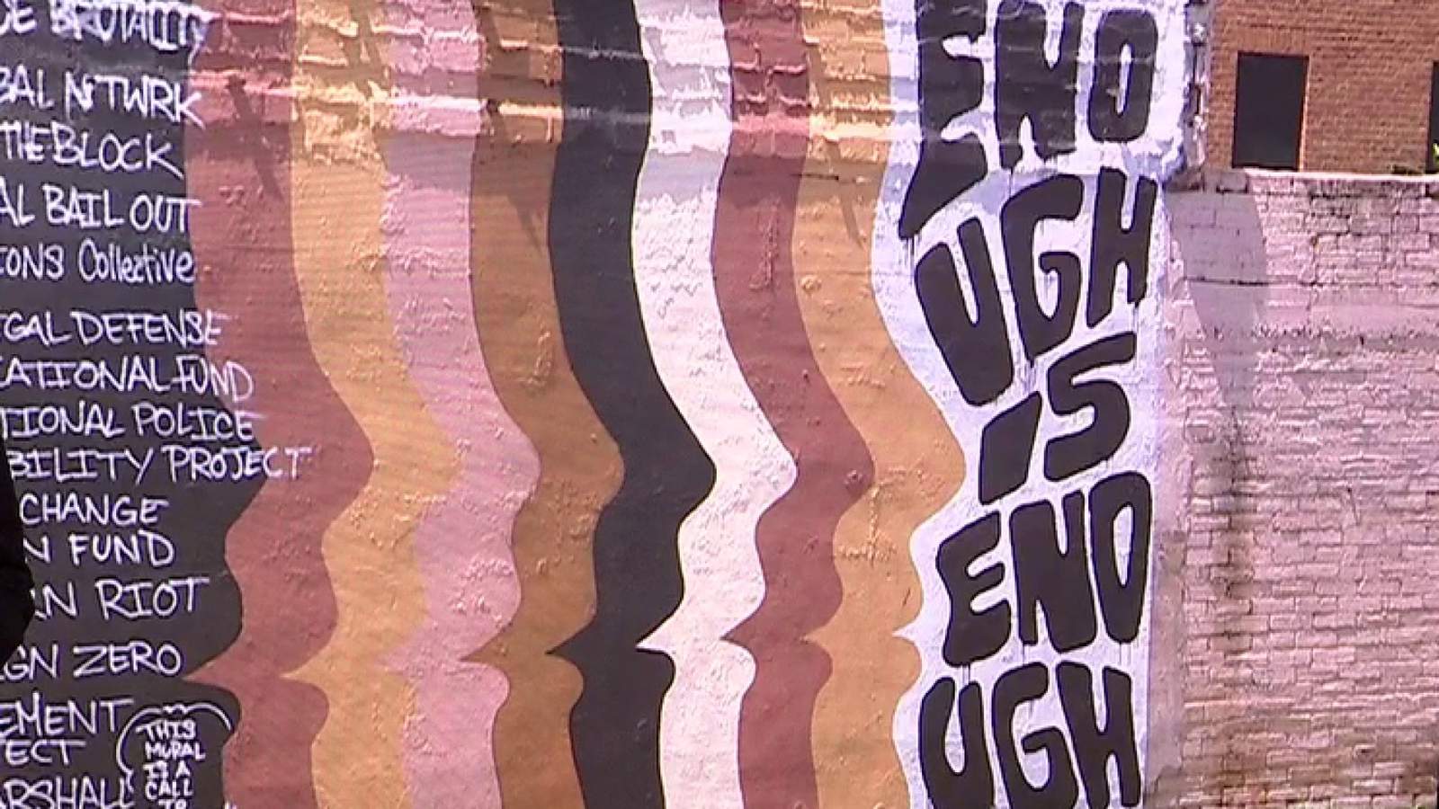 Artist discusses inspiration behind recent new anti-racism mural near downtown San Antonio