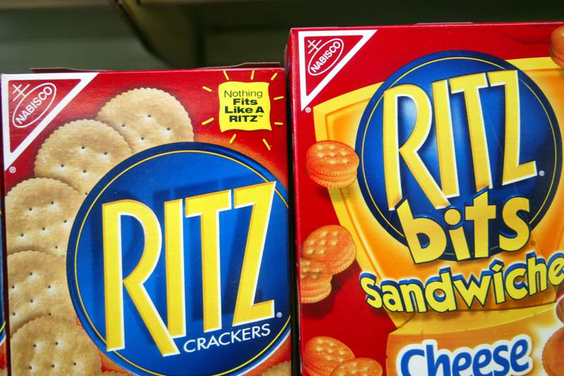 Snack hack! Ridges on RITZ Crackers actually serve a handy purpose