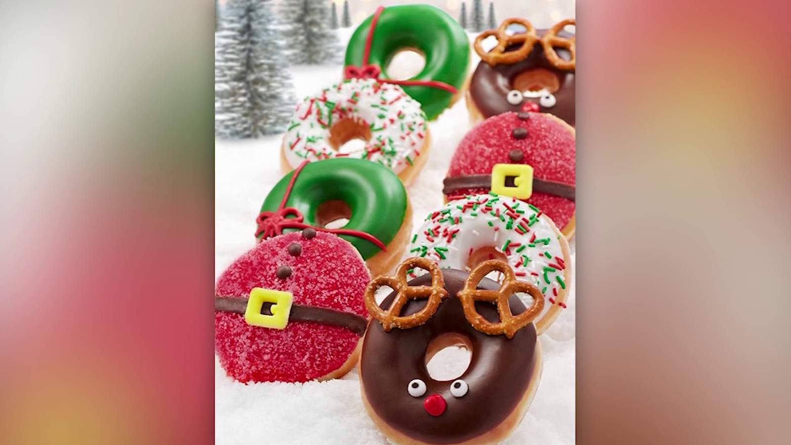 Krispy Kreme introduces new holiday doughnuts