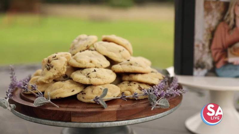 Homemade French lavender cookies for Mother’s Day
