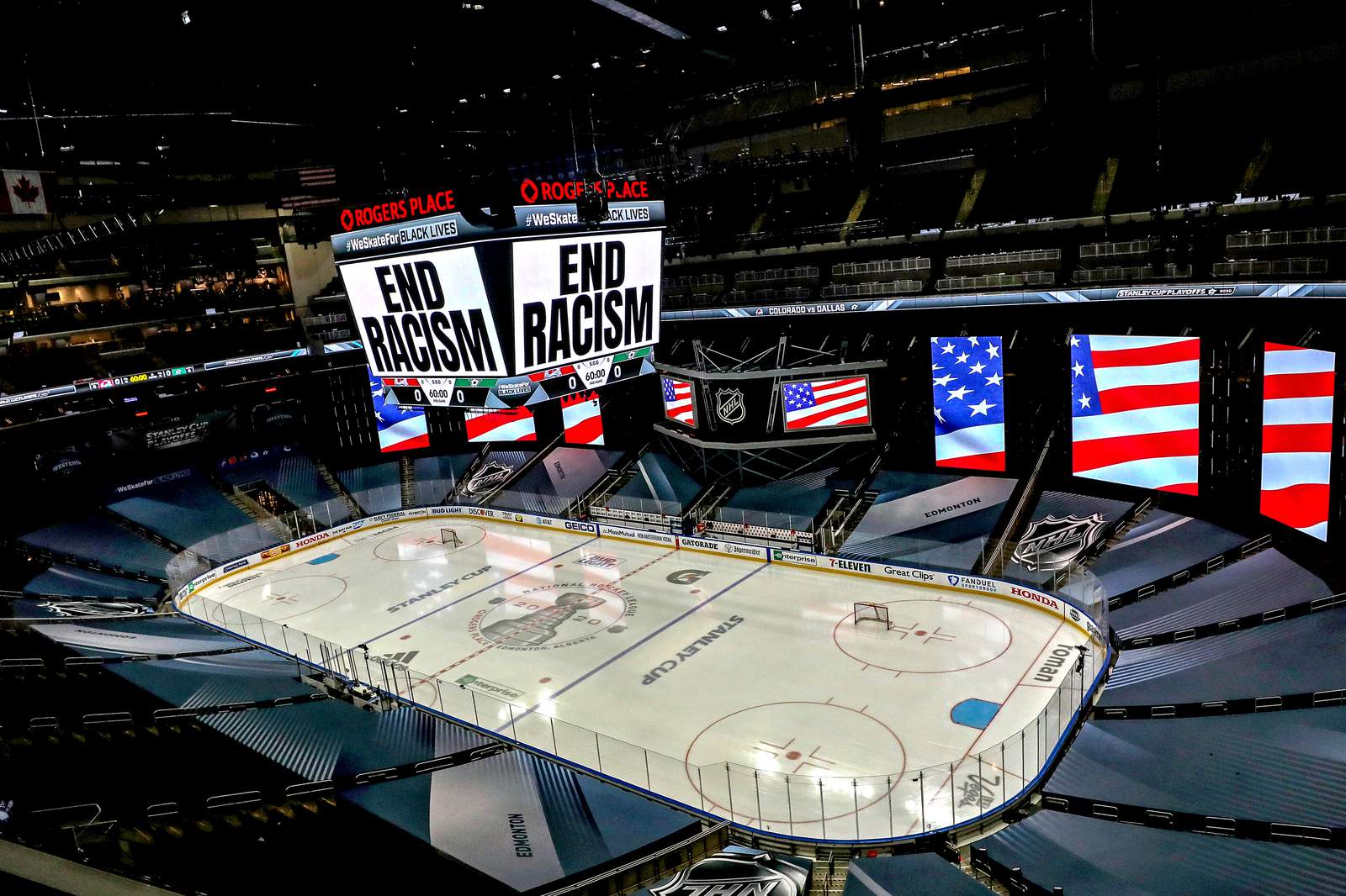 Racial injustice not forgotten as NHL resumes playoffs