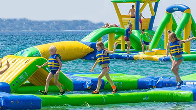Visit one of these 8 inflatable water parks in Texas