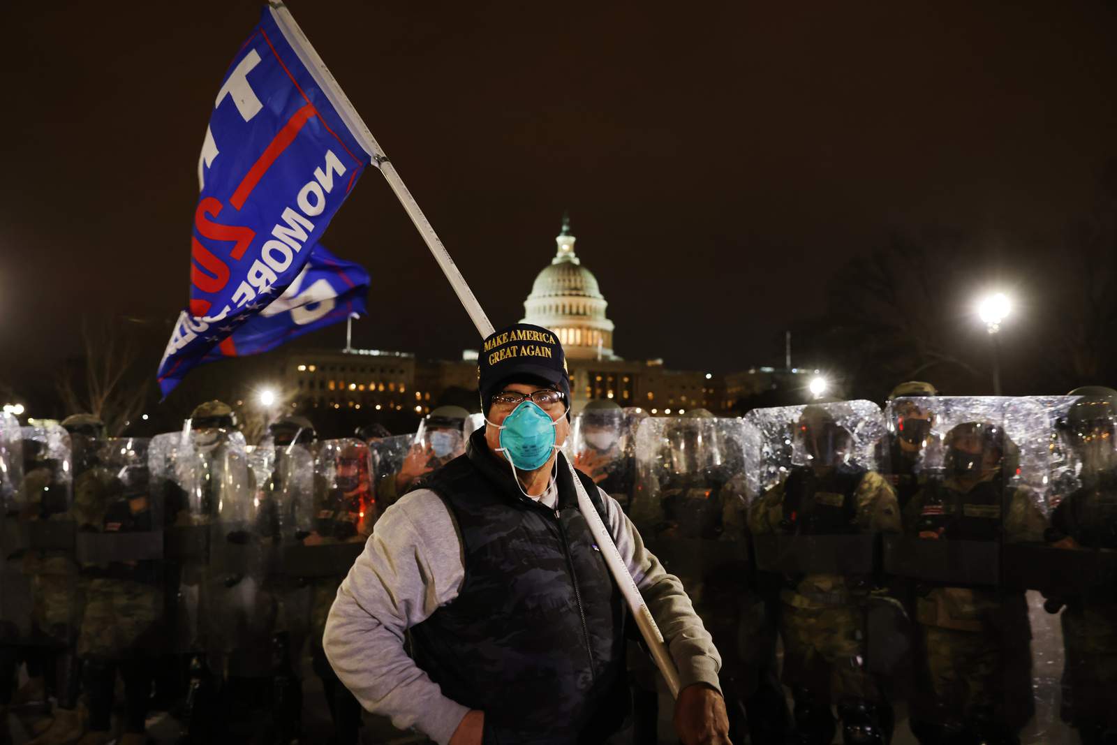 PHOTOS: Shocking images show Trump supporters invading U.S. Capitol, protesting into the night