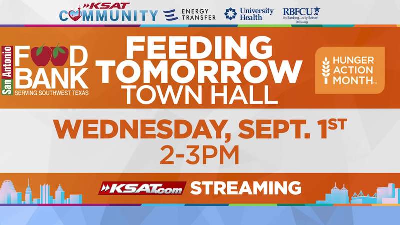 WATCH: Join San Antonio Food Bank, KSAT for town hall on food insecurity in Bexar County