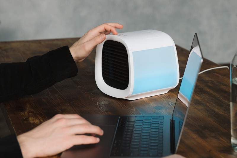 Get a $10 store credit when you buy this personal air conditioner