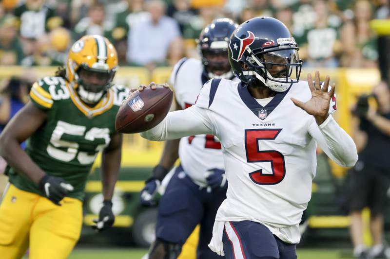 Love 'dinged' in Packers' 26-7 preseason loss to Texans