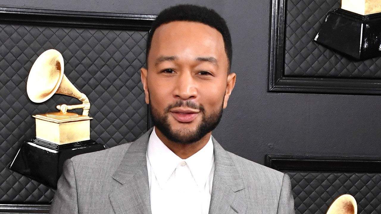 John Legend Enjoys Fathers Day Barbecue With Cardboard Cutouts of Britney Spears, Lizzo & the Queen