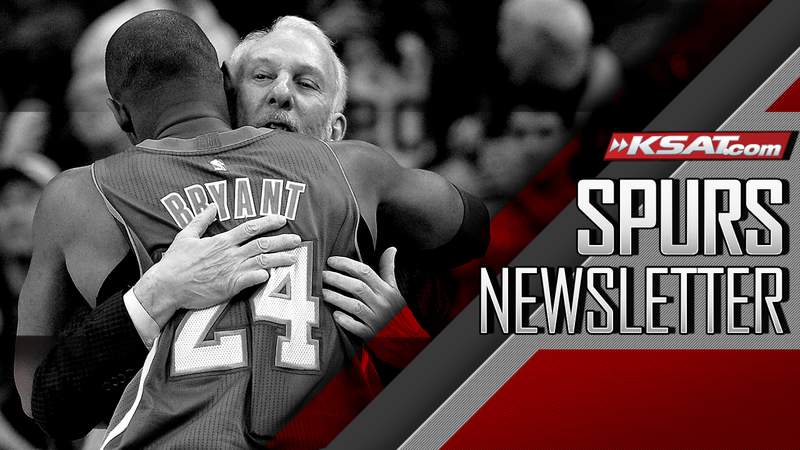 Spurs newsletter: Remembering Kobe Bryant, his final SA game, tributes from Pop, former and current Spurs