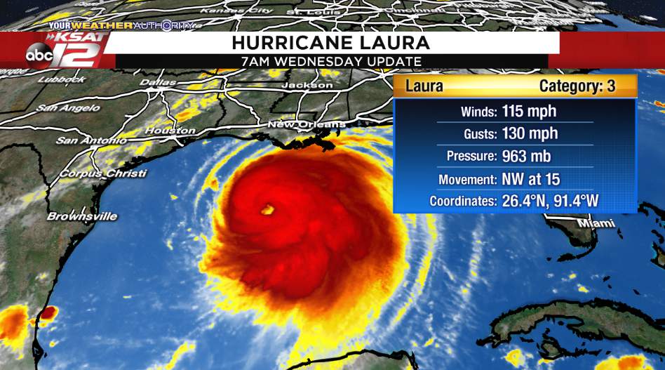 Gov. Abbott to give update on Hurricane Laura response at noon