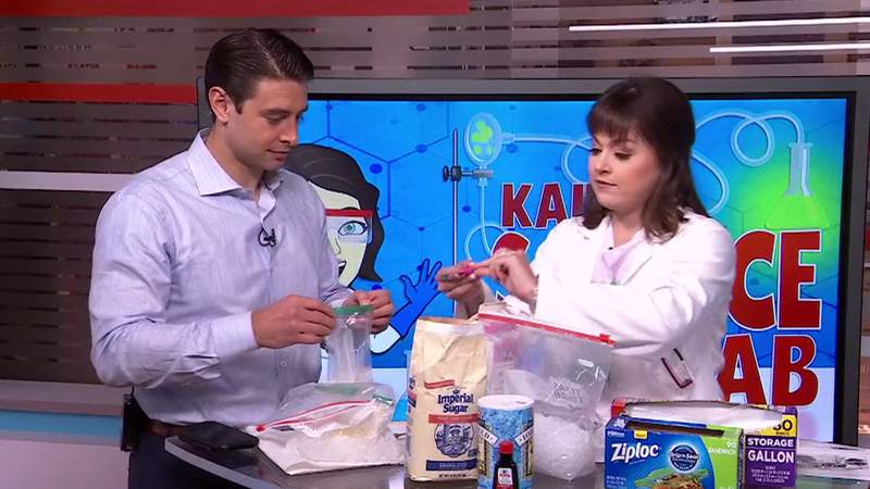 KSAT Kids Home Science: Ice Cream in a Bag
