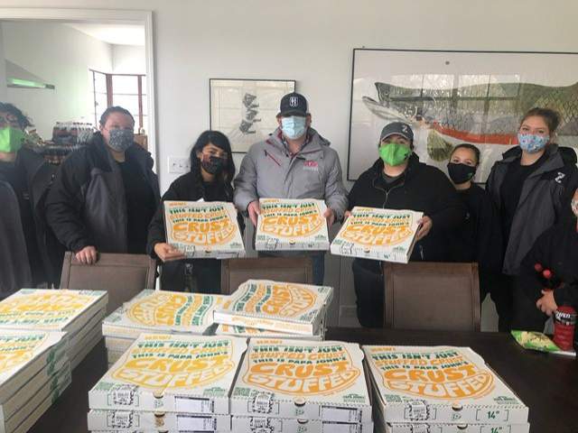 Papa John’s steps up to serve community by donating pizzas to SA Zoo employees, Cortland View at TPC Apartments