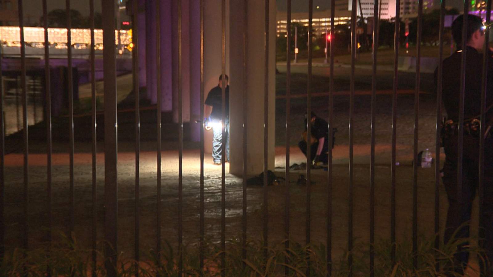 Man found stabbed multiple times under I-35 bridge, police say