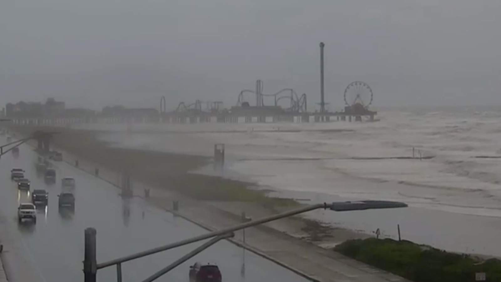 WATCH LIVE: Hurricane Hanna nears Galveston Beach