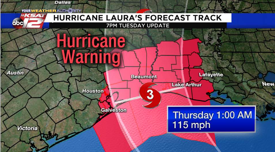 City of Galveston orders mandatory evacuation ahead of Hurricane Laura