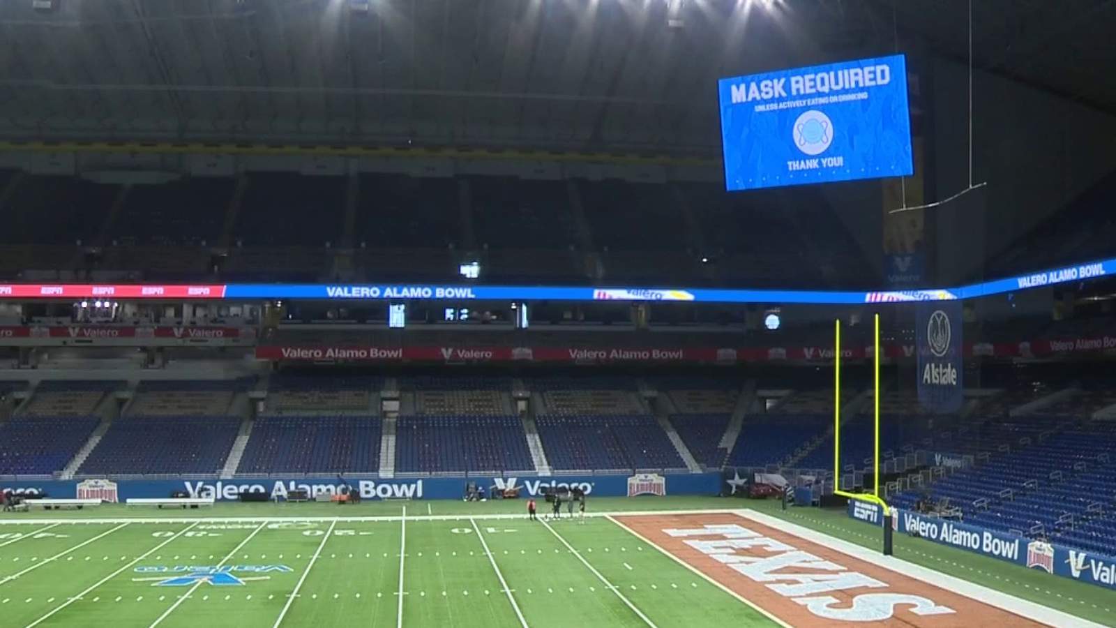 17 people cited, warned or kicked out of Alamo Bowl for ‘repeated refusal’ to wear face masks, city says