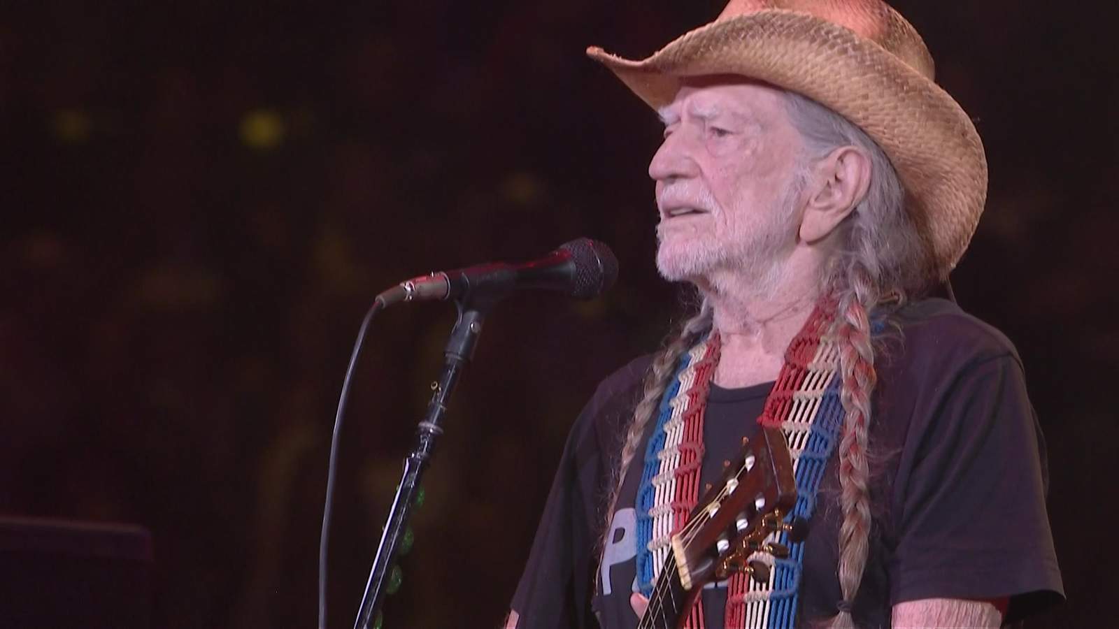 WATCH: Willie Nelson cries on stage during Houston Rodeo performance
