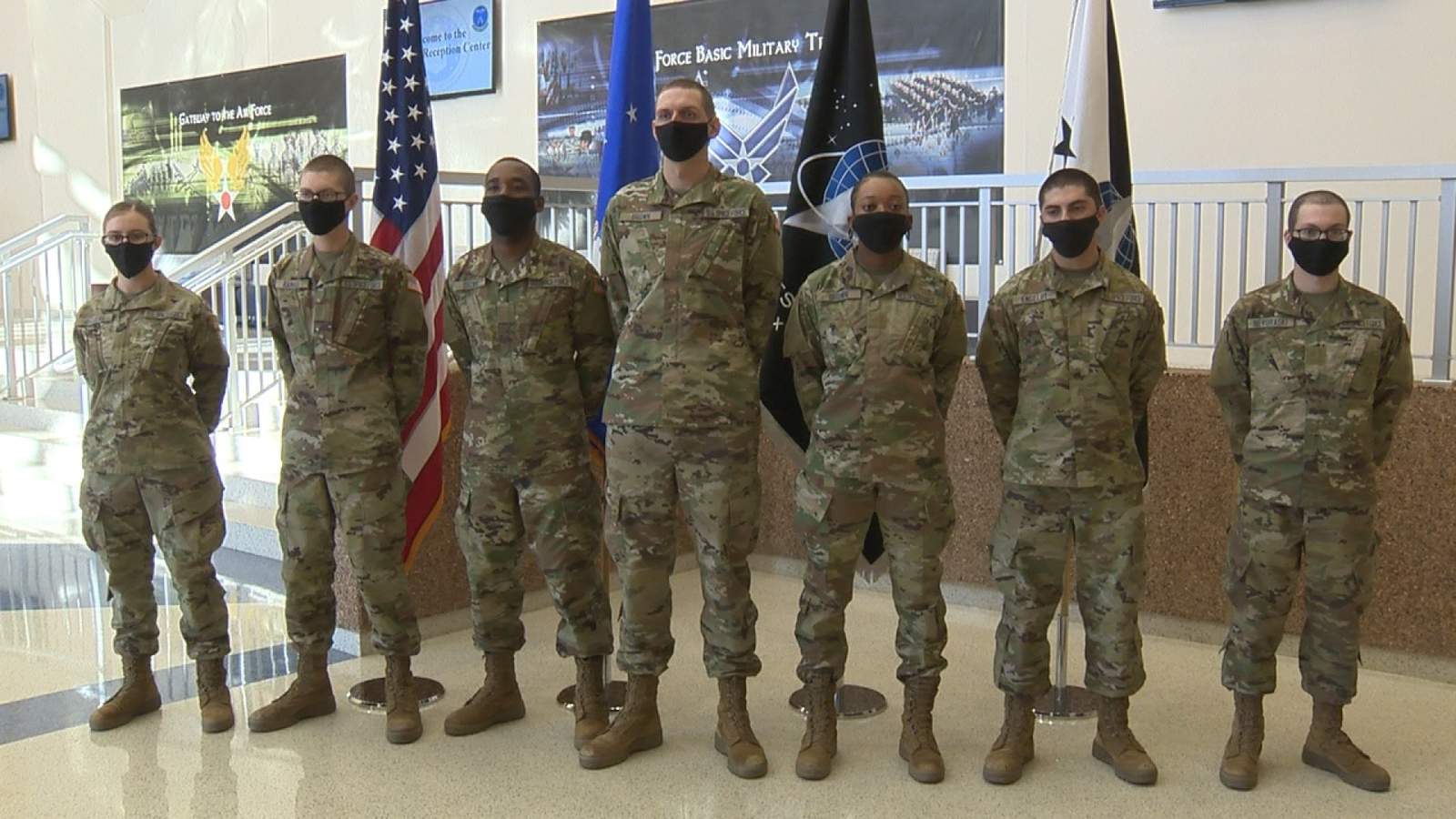 Seven Air Force basic trainees graduating at JBSA-Lackland to join US Space Force