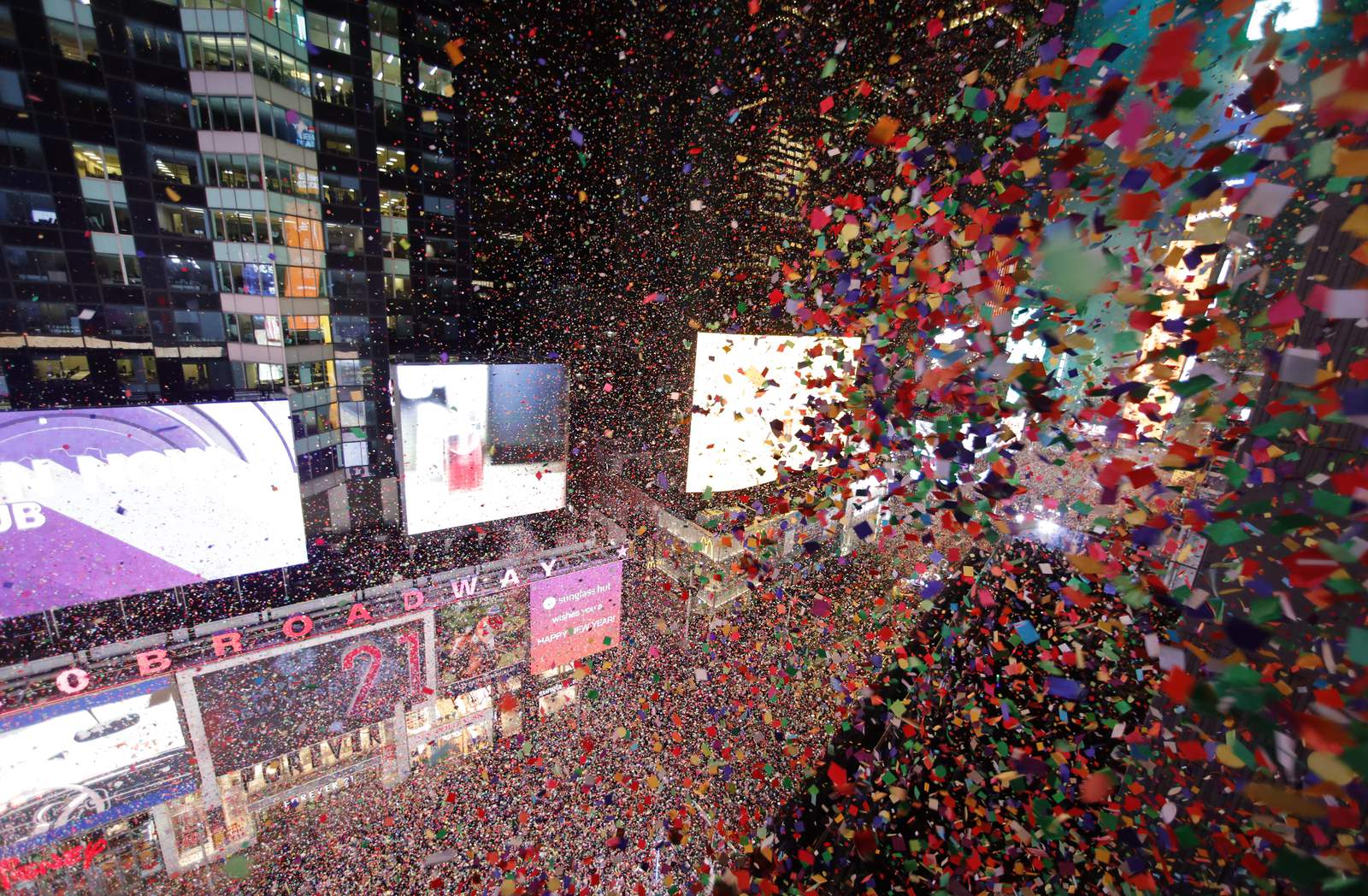 This is what New Year’s Eve looked like a year ago